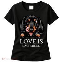 Love Is Dachshund Women's T-Shirt thumb 0