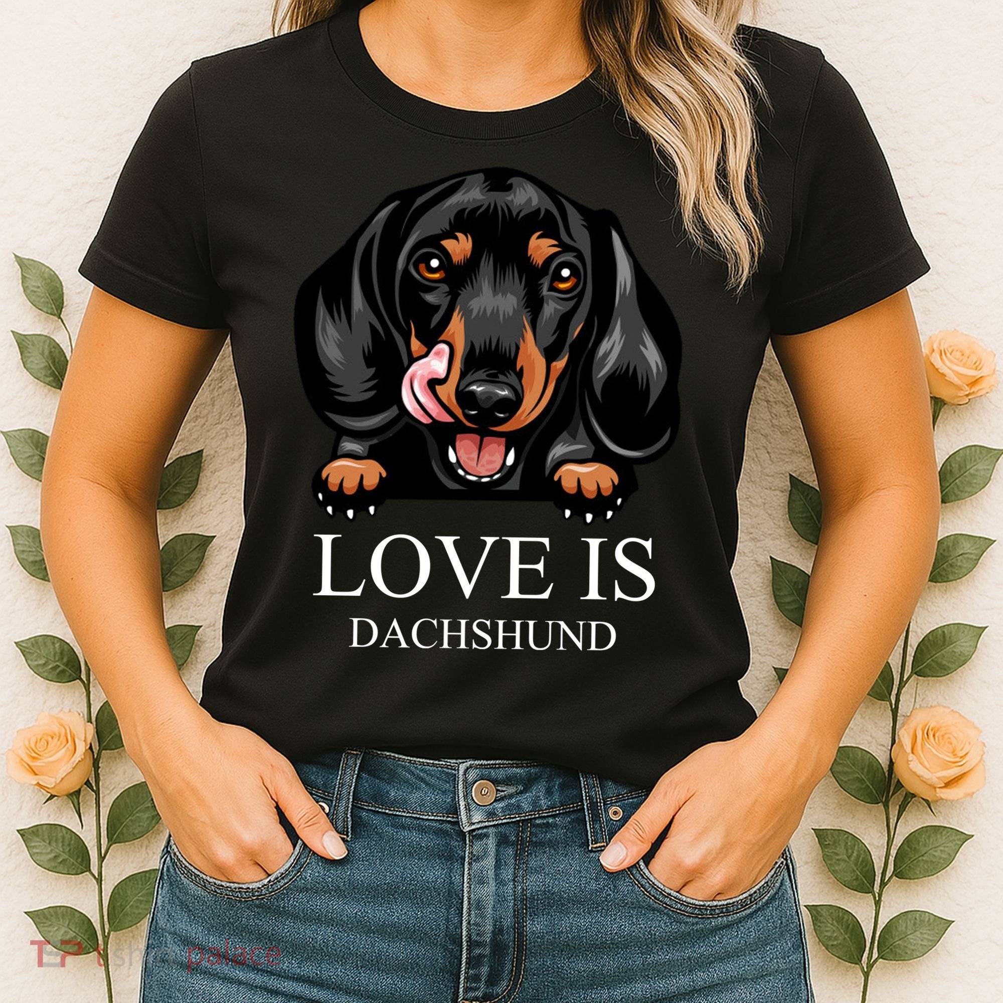 Love Is Dachshund Women's T-Shirt