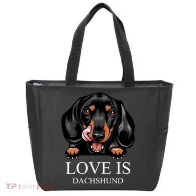 Love Is Dachshund Tote Bag