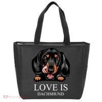 Love Is Dachshund Tote Bag thumb 0
