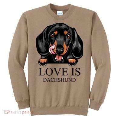 Love Is Dachshund Sweatshirt