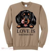Love Is Dachshund Sweatshirt thumb 0