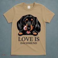 Love Is Dachshund T-Shirt thumb 5