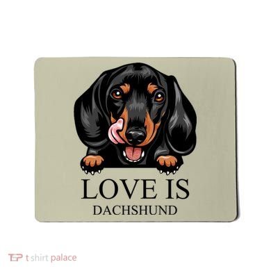 Love Is Dachshund Mousepad