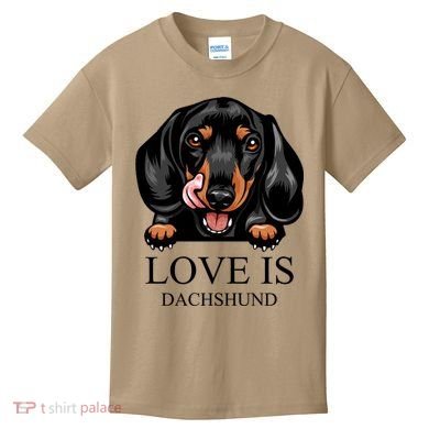 Love Is Dachshund Kids T-Shirt