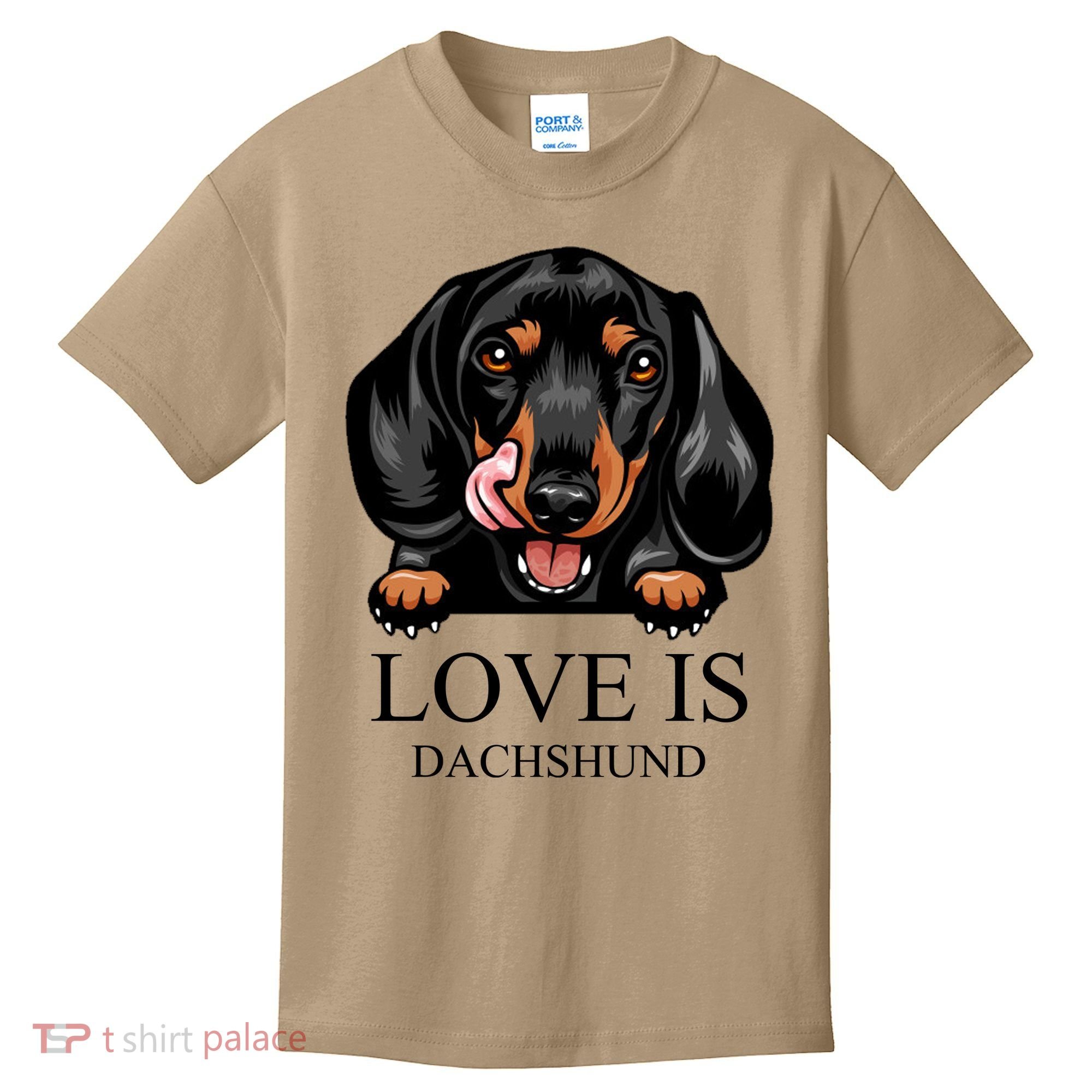 Love Is Dachshund Kids T-Shirt