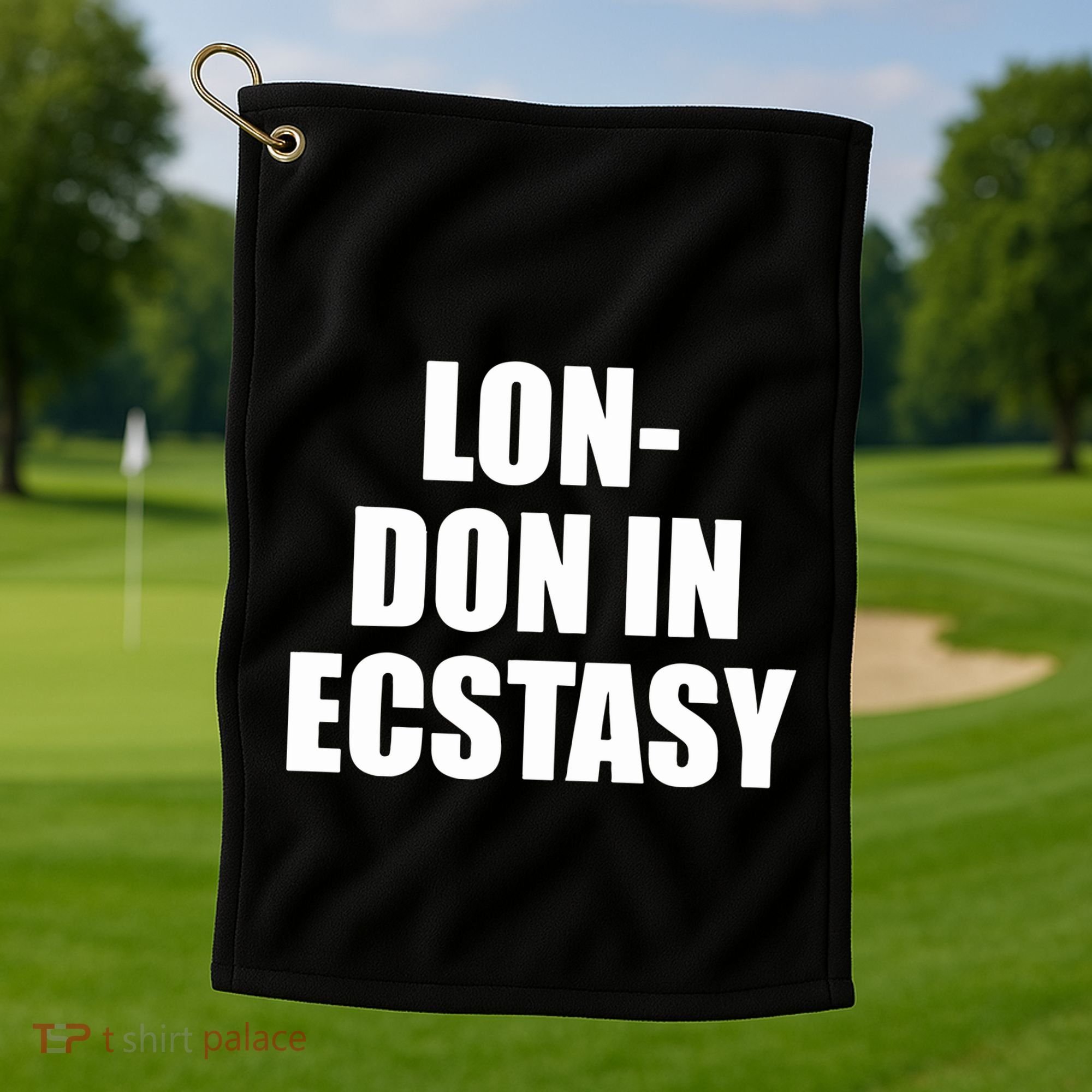 London In Ecstasy Golf Towel