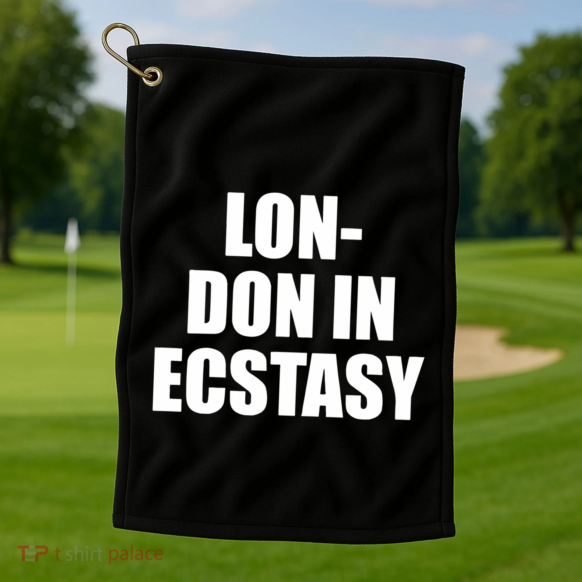 London In Ecstasy Golf Towel