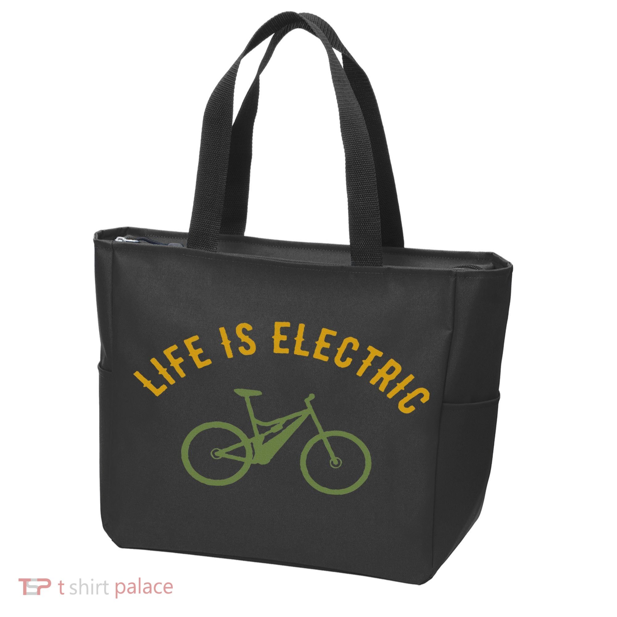 Life Is Electric E Bike Tote Bag