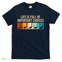 Life Is Full Of Important Choices Retro Golf T-Shirt thumb 0