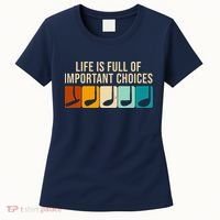 Life Is Full Of Important Choices Retro Golf Women's T-Shirt thumb 0