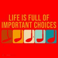 Life Is Full Of Important Choices Retro Golf Santa Hat thumb 1