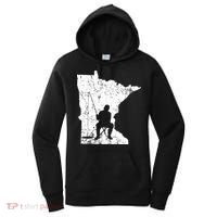 LMinnesota Ice Fishing Fisherman Winter Women's Hoodie thumb 0