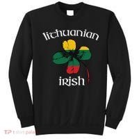 Lithuanian Irish Flag Of Lithuania Shamrock Sweatshirt thumb 0