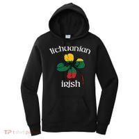 Lithuanian Irish Flag Of Lithuania Shamrock Women's Hoodie thumb 0