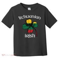 Lithuanian Irish Flag Of Lithuania Shamrock Toddler T-Shirt thumb 0