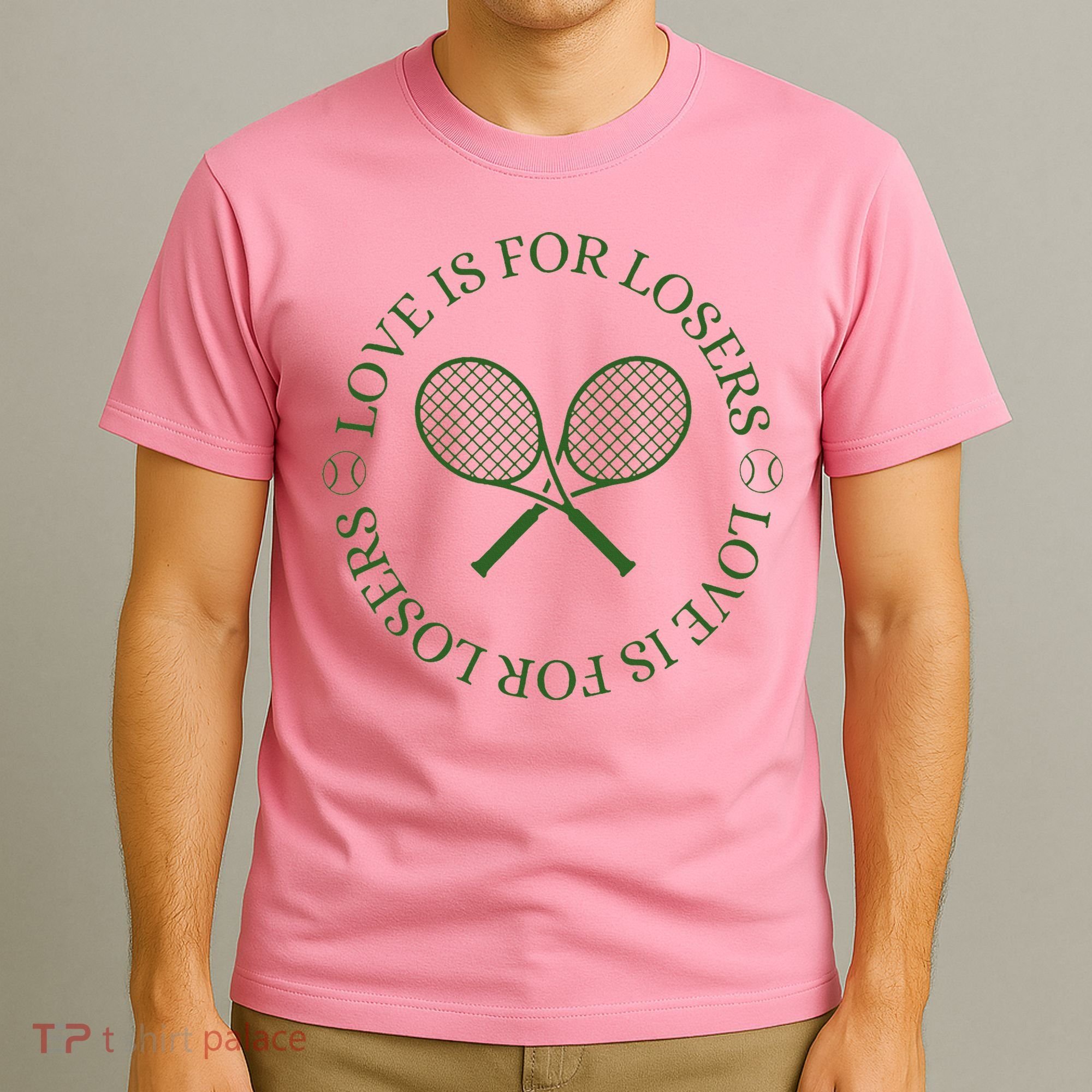 Love Is For Losers Tennis Funny For Tennis Player T-Shirt