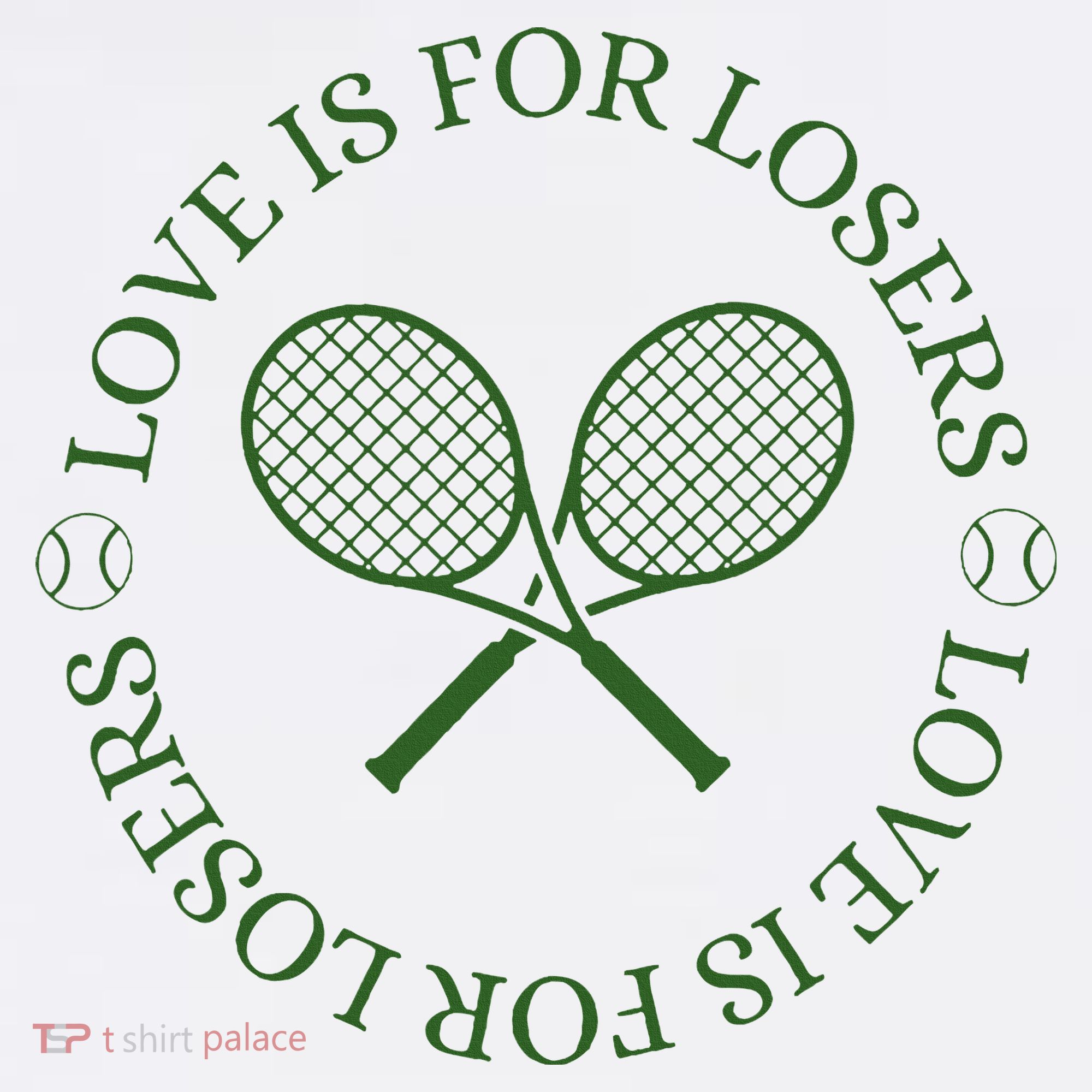 Love Is For Losers Tennis Funny For Tennis Player Women's Tank Top