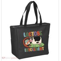 Lactose Intolerant Funny Sarcastic Meme Tote Bag thumb 2