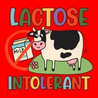 Lactose Intolerant Funny Sarcastic Meme Santa Hat thumb 1