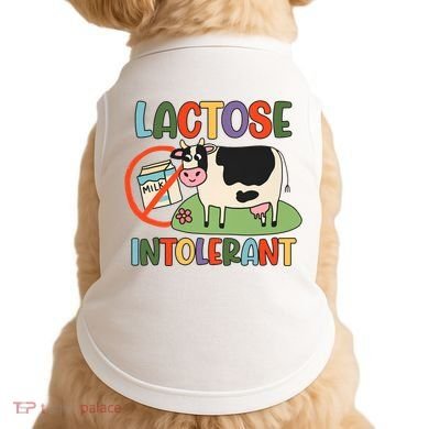 Lactose Intolerant Funny Sarcastic Meme Doggie Tank