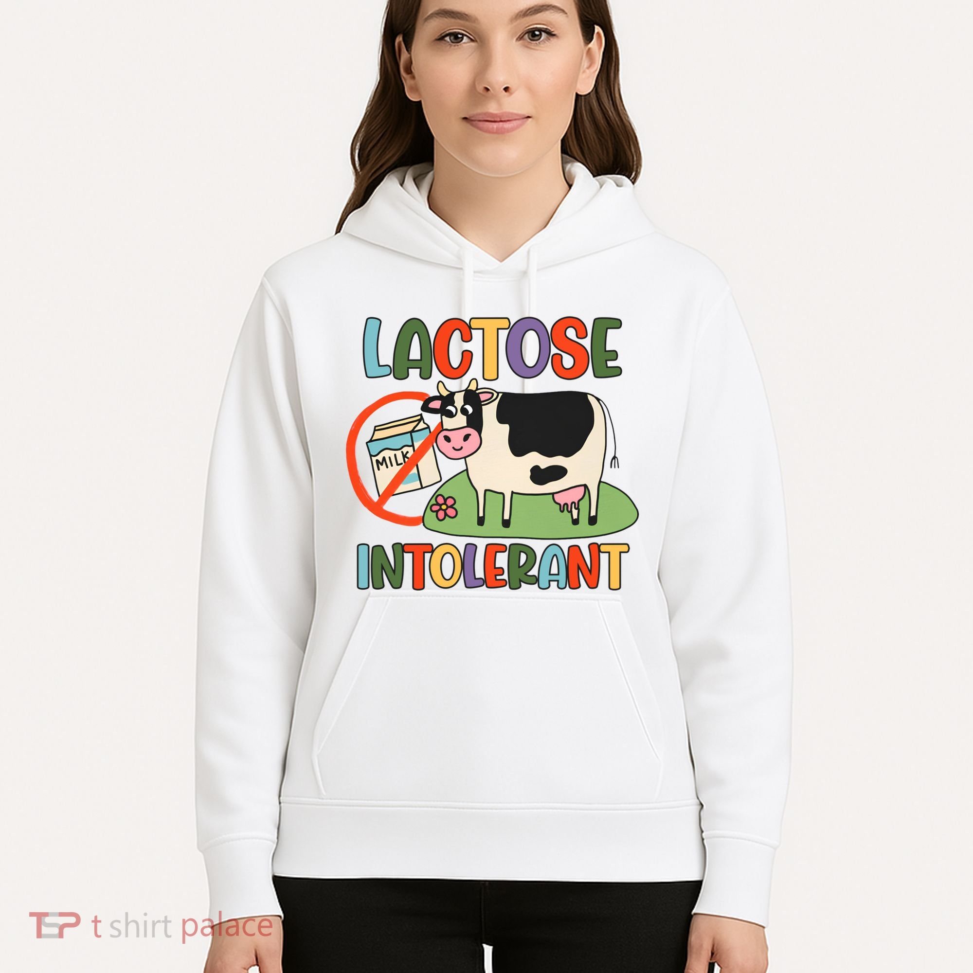 Lactose Intolerant Funny Sarcastic Meme Hoodie