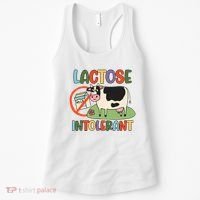 Lactose Intolerant Funny Sarcastic Meme Women's Tank Top thumb 0