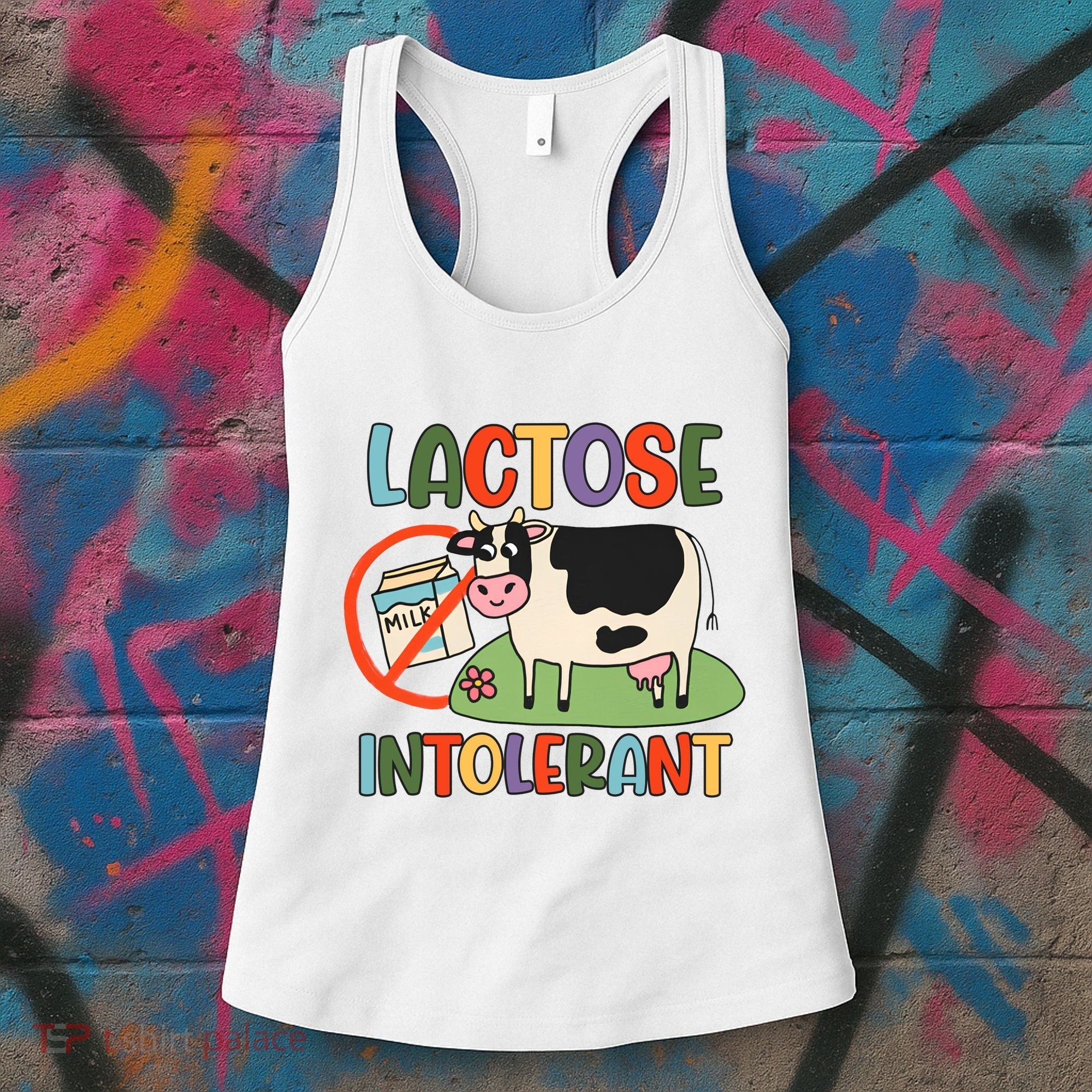 Lactose Intolerant Funny Sarcastic Meme Women's Tank Top