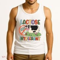 Lactose Intolerant Funny Sarcastic Meme Tank Top thumb 3