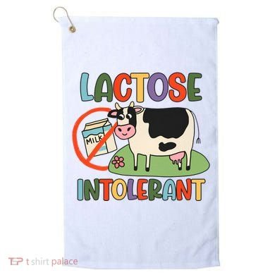 Lactose Intolerant Funny Sarcastic Meme Golf Towel