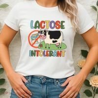 Lactose Intolerant Funny Sarcastic Meme Women's T-Shirt thumb 2