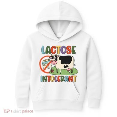Lactose Intolerant Funny Sarcastic Meme Kids Hoodie