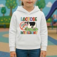 Lactose Intolerant Funny Sarcastic Meme Kids Hoodie thumb 3