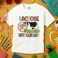 Lactose Intolerant Funny Sarcastic Meme Kids T-Shirt thumb 3