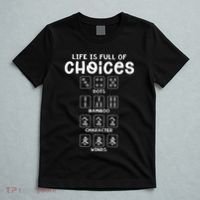 Life Is Full Of Choice Mahjong Player Chinese Mahjong Lover T-Shirt thumb 5