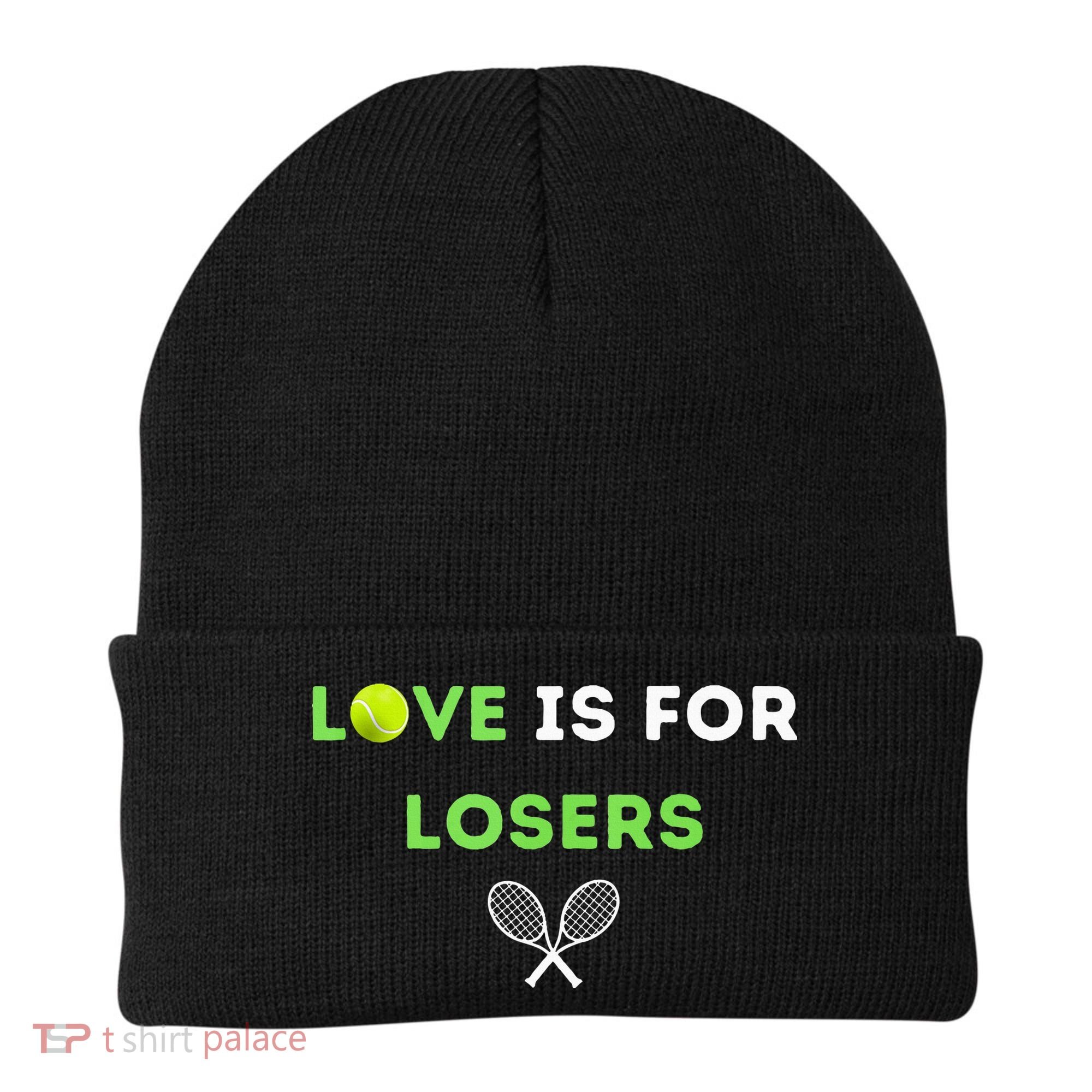 Love Is For Losers Tennis Beanie