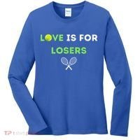 Love Is For Losers Tennis Women's Long Sleeve Shirt thumb 0