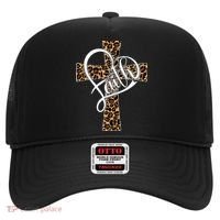Love In Faith Tees Christian Religious Leopard Cheetah Cross Hat thumb 0