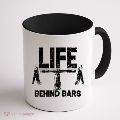Life Behind Bars Bicycle  Coffee Mug back