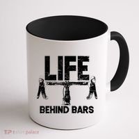 Life Behind Bars Bicycle  Coffee Mug thumb 1