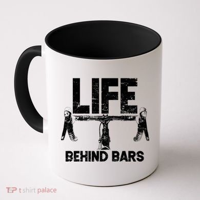 Life Behind Bars Bicycle  Coffee Mug