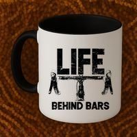 Life Behind Bars Bicycle  Coffee Mug thumb 2