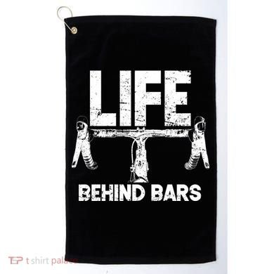 Life Behind Bars Bicycle  Golf Towel