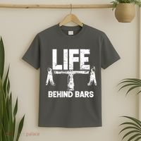 Life Behind Bars Bicycle  T-Shirt thumb 2