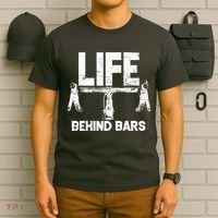 Life Behind Bars Bicycle  T-Shirt thumb 6