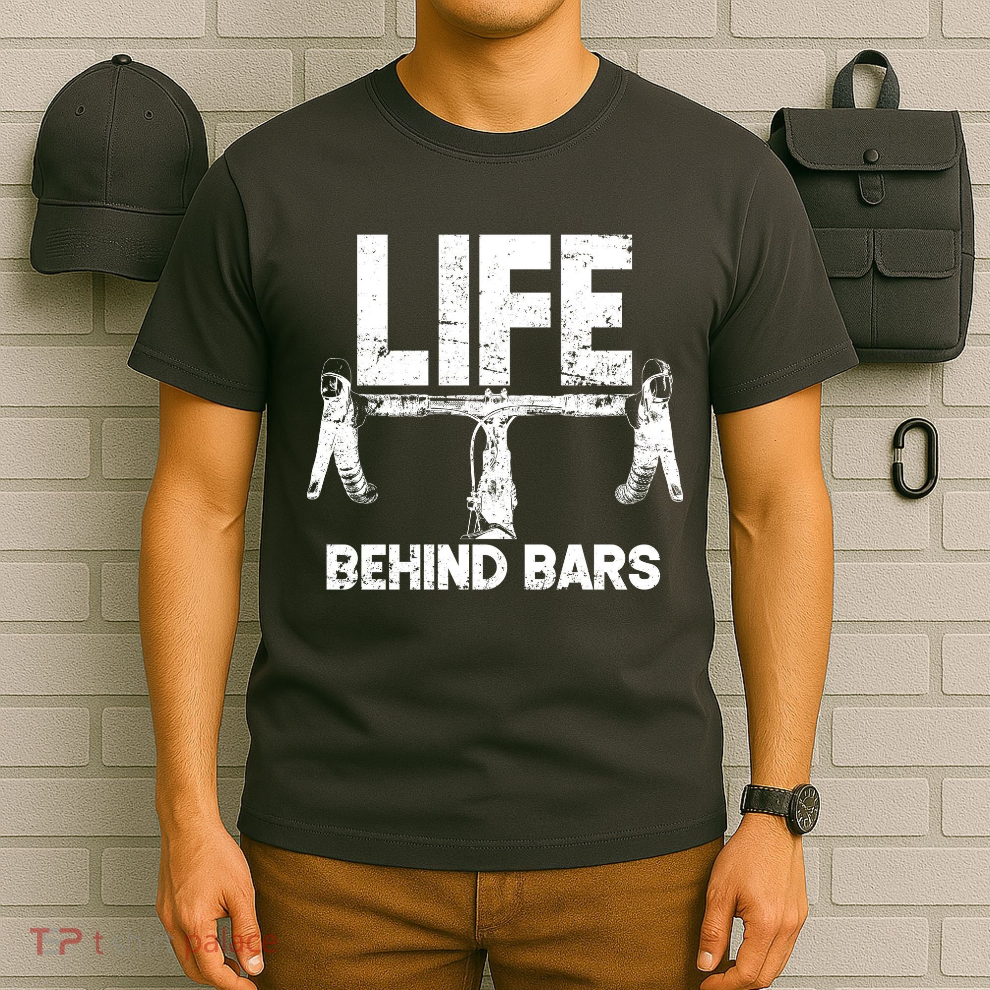 Life Behind Bars Bicycle  T-Shirt