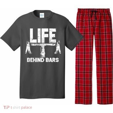 Life Behind Bars Bicycle  Pajama Set