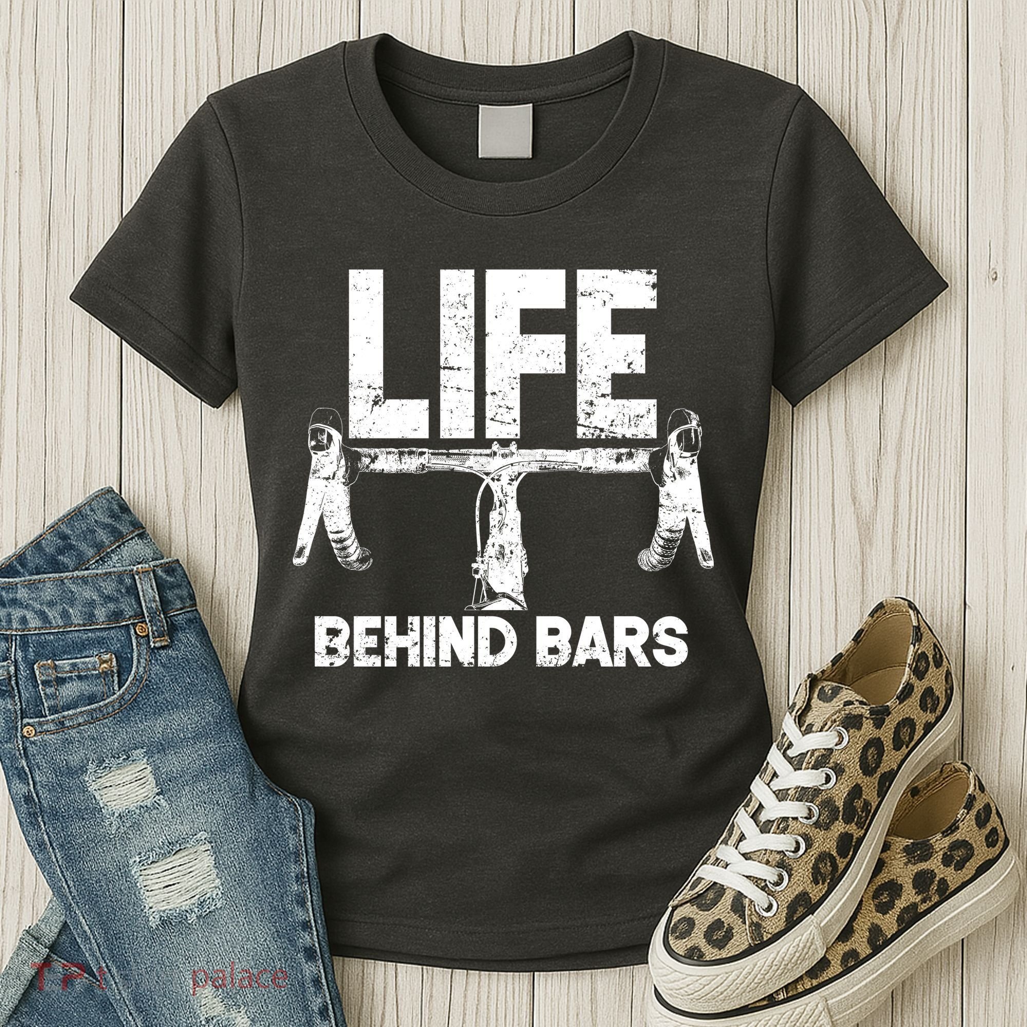 Life Behind Bars Bicycle  Women's T-Shirt
