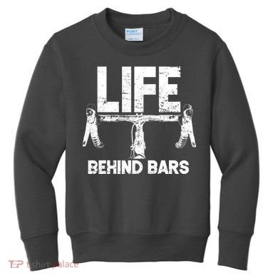 Life Behind Bars Bicycle  Kids Sweatshirt