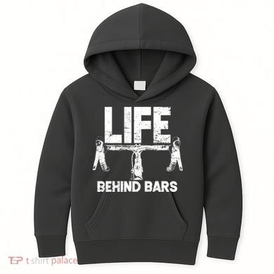 Life Behind Bars Bicycle  Kids Hoodie